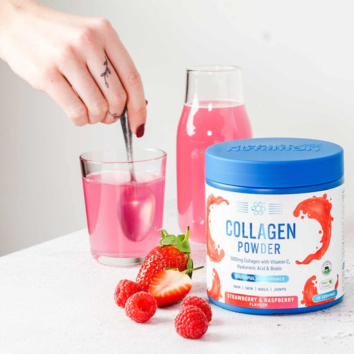 Collagen Powder, Strawberry & Raspberry - 165g