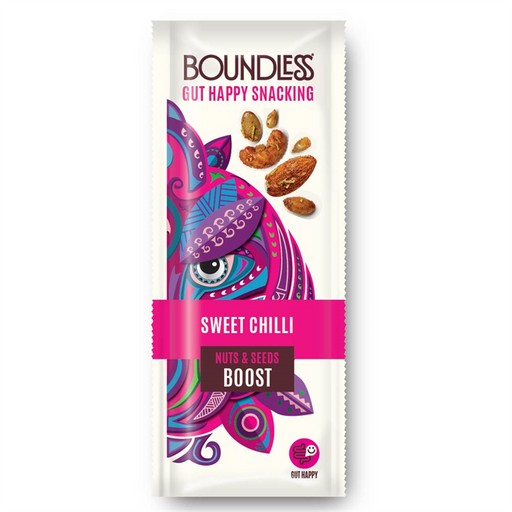 Boundless Nuts & Seeds Boost 16x25g Sweet Chilli | Premium Healthy Snacks at MySupplementShop.co.uk