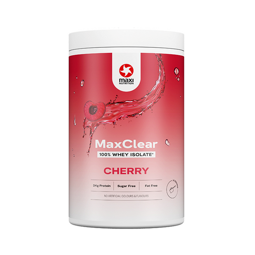 Maxi Nutrition MaxClear 420g Cherry Best Value Sports Supplements at MYSUPPLEMENTSHOP.co.uk