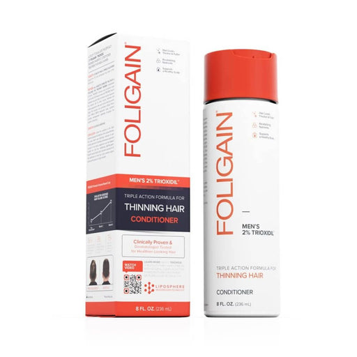 FOLIGAIN Triple Action Conditioner For Thinning Hair For Men with 2% Trioxidil (8 fl oz) 236ml | Premium Supplements at MYSUPPLEMENTSHOP