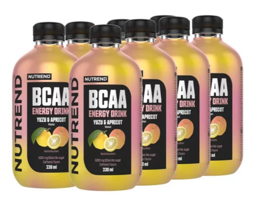 Nutrend BCAA Energy Drink, Yuzu & Apricot - 8 x 330 ml