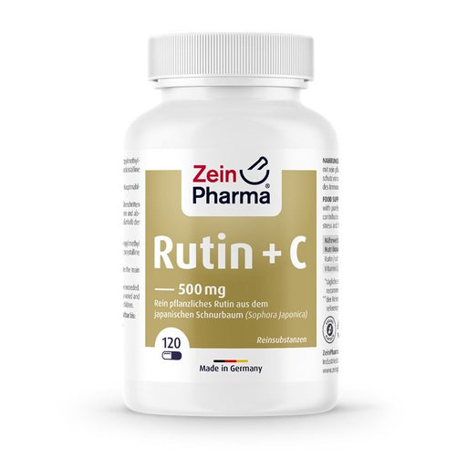 Zein Pharma Ruitn + C, 500mg - 120 vcaps Best Value Sports Supplements at MYSUPPLEMENTSHOP.co.uk