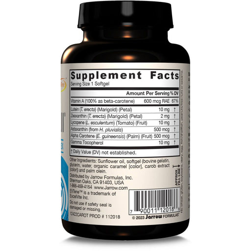 Jarrow Formulas CarotenALL 60 Softgels | Premium Supplements at MYSUPPLEMENTSHOP