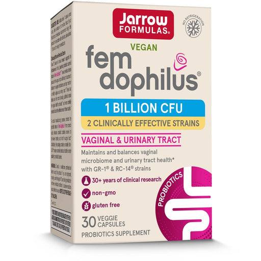 Jarrow Formulas Fem-Dophilus 1 Billion CFU 30 Veggie Capsules | Premium Supplements at MYSUPPLEMENTSHOP