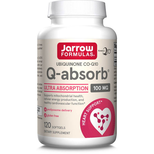 Jarrow Formulas Q-absorb CoQ10 100mg 120 Softgels | Premium Supplements at MYSUPPLEMENTSHOP