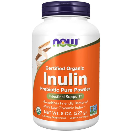 NOW Foods Inulin Prebiotic Pure Powder 8oz (227g) | Premium Supplements at MYSUPPLEMENTSHOP