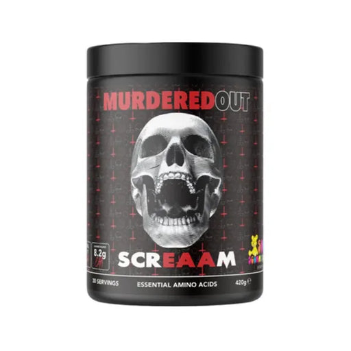 Murdered Out ScrEAAm Sour Scummy Bear 420g | High-Quality Health Foods | MySupplementShop.co.uk