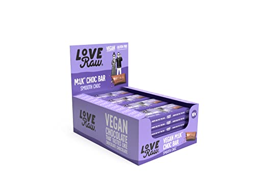 LoveRaw M:lk Choc Bar 20 x 30g Smooth Choc | High-Quality Sports Nutrition | MySupplementShop.co.uk