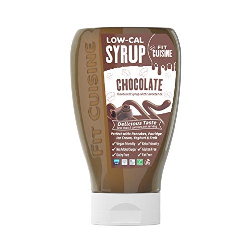 Applied Nutrition Fit Cuisine Low-Cal Syrup Chocolate 425ml | High-Quality Syrup | MySupplementShop.co.uk