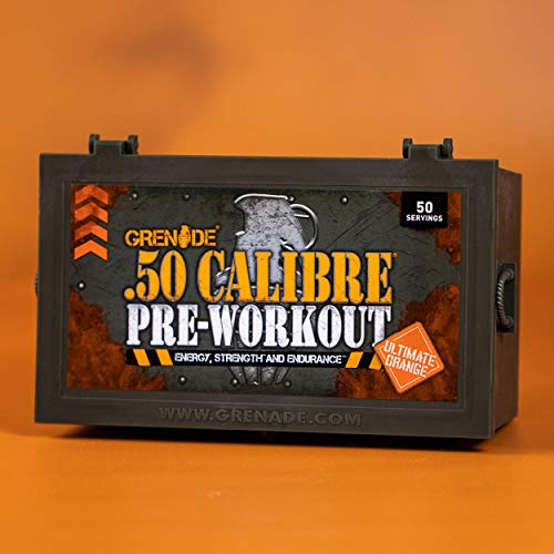Grenade 50 Calibre Pre-Workout Devastation - Ultimate Orange 50 Servings 580 g | High-Quality L-Citrulline | MySupplementShop.co.uk