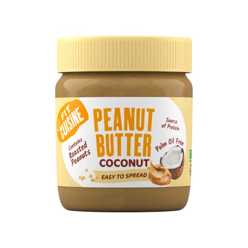 Fit Cuisine Applied Nutrition Peanut Butter 350g Coconut | High-Quality Peanut Spread | MySupplementShop.co.uk