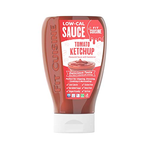 Applied Nutrition Fit Cuisine Low-Cal Sauce Tomato Ketchup 425ml | High-Quality Ketchup | MySupplementShop.co.uk