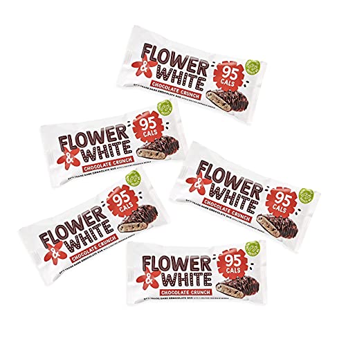 Flower&White Meringue Bar 12x20g Chocolate Crunch | High-Quality Health Foods | MySupplementShop.co.uk