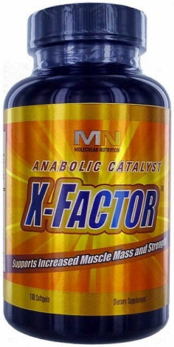 Molecular Nutrition X-Factor, Anabolic Catalyst - 100 softgels | High-Quality Natural Testosterone Support | MySupplementShop.co.uk