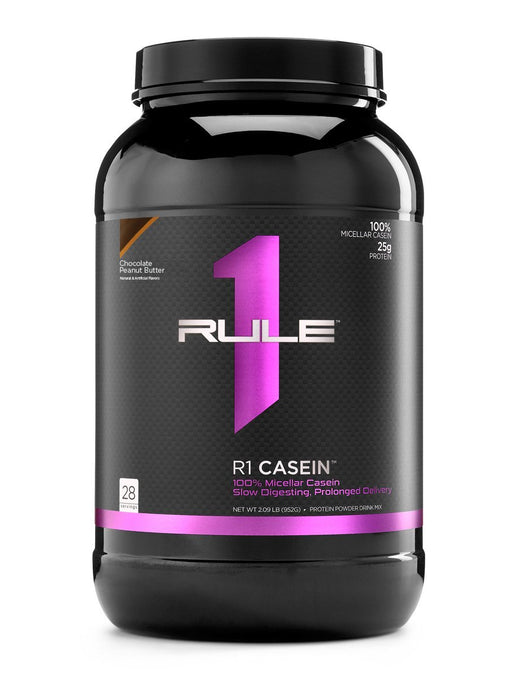 Rule One R1 Casein, Chocolate Peanut Butter - 952 grams | High-Quality Protein | MySupplementShop.co.uk