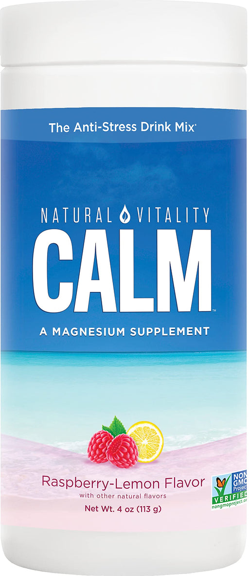 Calm Magnesium Powder, Raspberry Lemon - 113g by Natural Vitality at MYSUPPLEMENTSHOP.co.uk