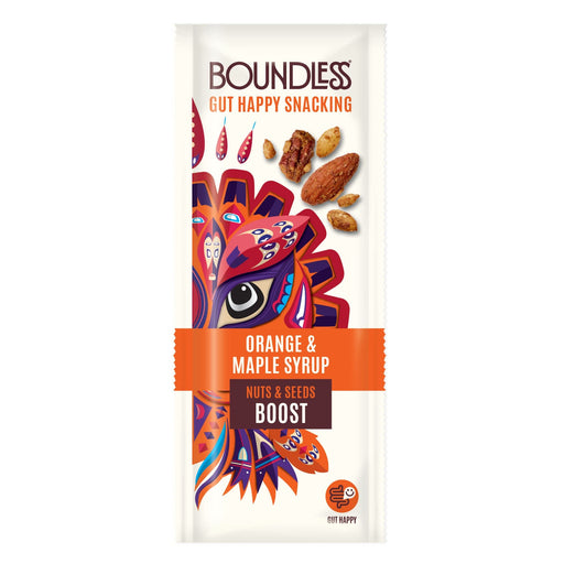 Boundless Nuts & Seeds Boost 16x25g Orange & Maple Syrup | High-Quality Nuts & Seeds | MySupplementShop.co.uk