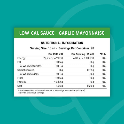 Fit Cuisine Low Calorie Sauce Garlic Mayonnaise 425ml | High-Quality Health Foods | MySupplementShop.co.uk