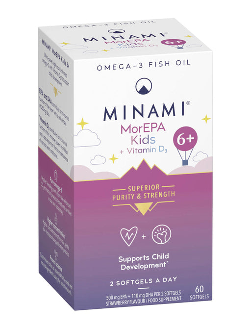 Minami Nutrition MorEPA Mini 6 Years+ 60 Capsules | High-Quality Health Foods | MySupplementShop.co.uk