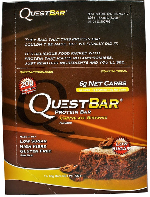 Quest Nutrition Quest Bar, Rocky Road - 12 bars | High-Quality Protein Bars | MySupplementShop.co.uk