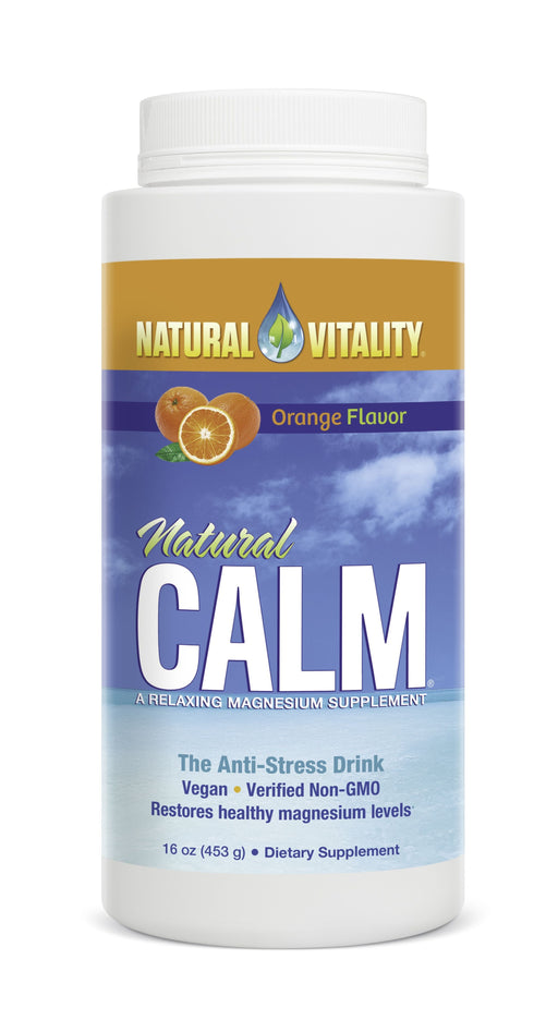 Natural Calm, Orange - 453g | High-Quality Vitamins & Minerals | MySupplementShop.co.uk
