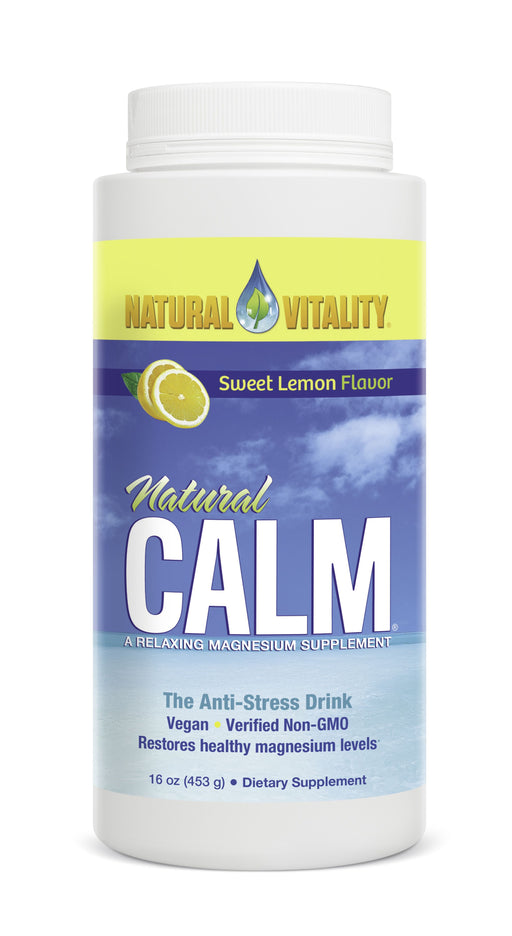 Natural Vitality Natural Calm, Sweet Lemon - 453 grams | High-Quality Vitamins & Minerals | MySupplementShop.co.uk