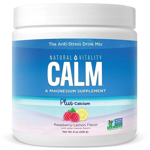 Natural Calm Plus Calcium, Raspberry Lemon (EAN 183405043558) - 226g | High-Quality Sports Supplements | MySupplementShop.co.uk