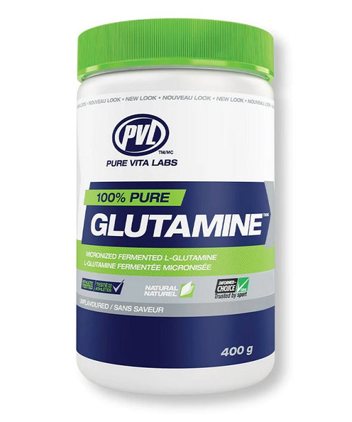 PVL Essentials 100% Pure Glutamine, Unflavoured - 400 grams | High-Quality L-Glutamine, Glutamine | MySupplementShop.co.uk