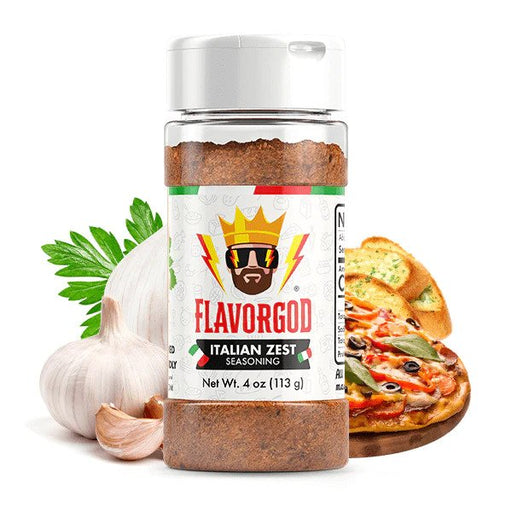 FlavorGod Italian Zest Seasoning - 113g | High-Quality Health Foods | MySupplementShop.co.uk