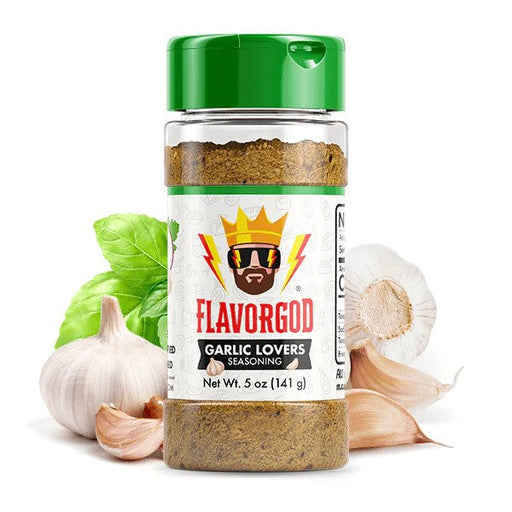 FlavorGod Garlic Lovers Seasoning - 141g | High-Quality Health Foods | MySupplementShop.co.uk