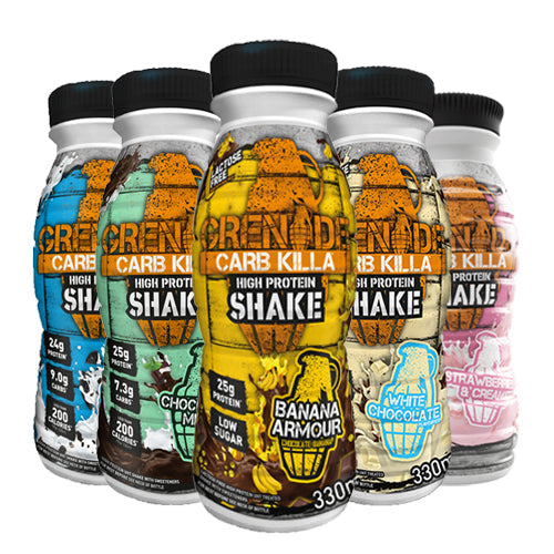 Grenade Carb Killa High Protein Shake 8 x 330ml | High-Quality Sports Nutrition | MySupplementShop.co.uk