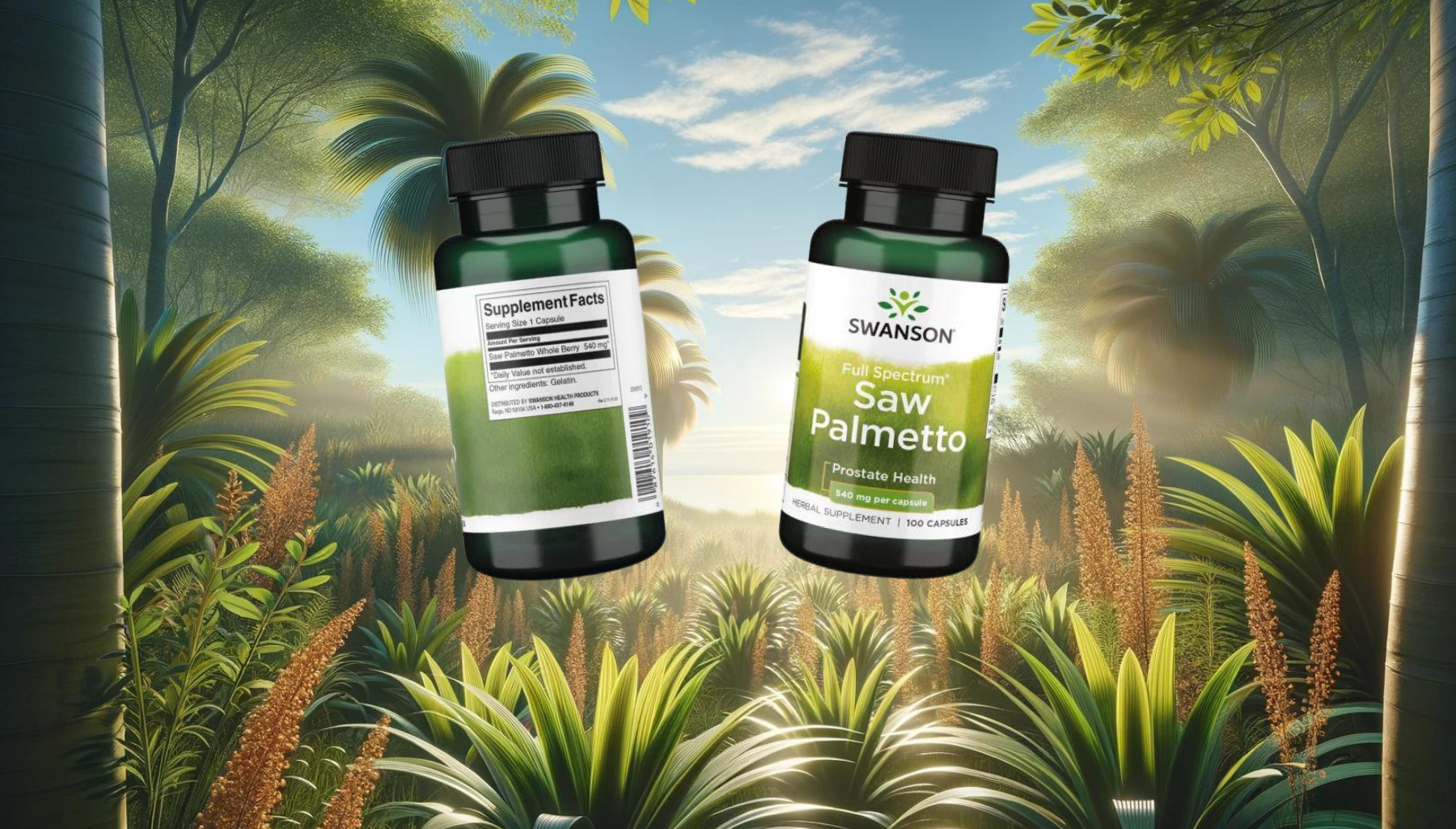 Swanson Full Spectrum Saw Palmetto 540 mg - A Natural Solution for Men's Health