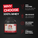 Reflex Nutrition 100% Whey 2kg Strawberry & Raspberry - Sports Nutrition at MySupplementShop by Reflex Nutrition