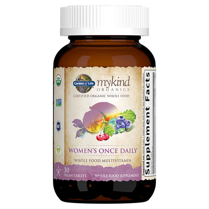 Garden of Life Mykind Organics Women's Once Daily - 60 vegan tabs - Vitamins & Minerals at MySupplementShop by Garden of Life