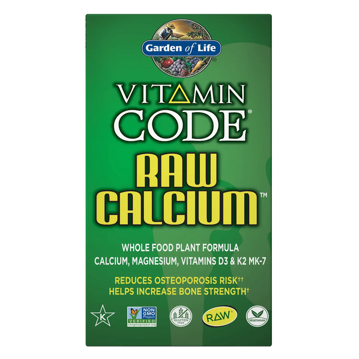 Garden of Life Vitamin Code Raw Calcium - 120 vcaps | High-Quality Vitamins & Minerals | MySupplementShop.co.uk