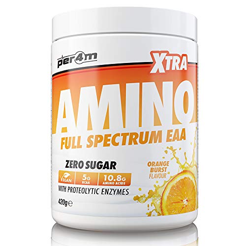 Per4m Amino Xtra 420g - Orange Burst - Amino Acids and BCAAs at MySupplementShop by PER4M Nutrition