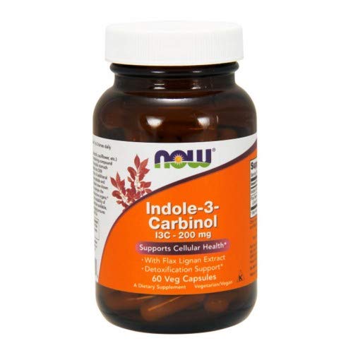 NOW Foods Indole-3-Carbinol (I3C), 200mg - 60 vcaps - Health and Wellbeing at MySupplementShop by NOW Foods