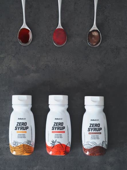 BioTechUSA Zero Syrup, Strawberry - 320 ml. | High-Quality Health Foods | MySupplementShop.co.uk