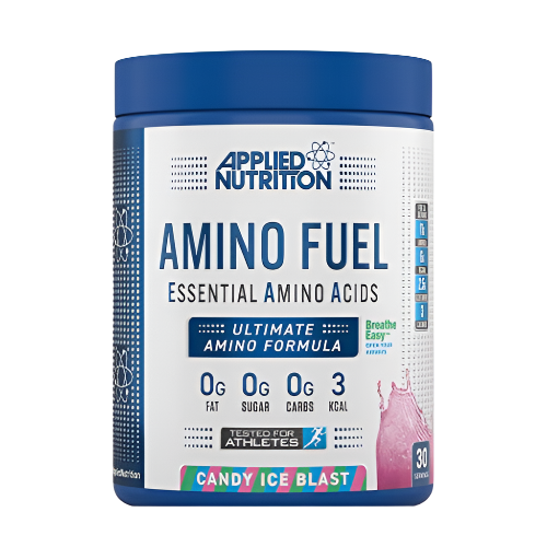 Applied Nutrition Amino Fuel - Amino Acids Supplement EAA Essential Amino Acids Powder Muscle Fuel & Recovery (390g - 30 Servings) (Candy Ice Blast)