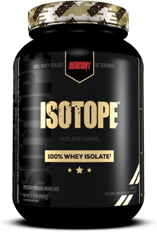 Redcon1 Isotope – 100% Whey Isolate 933g Vanilla | Top Rated Nutrition Drinks & Shakes at MySupplementShop.co.uk