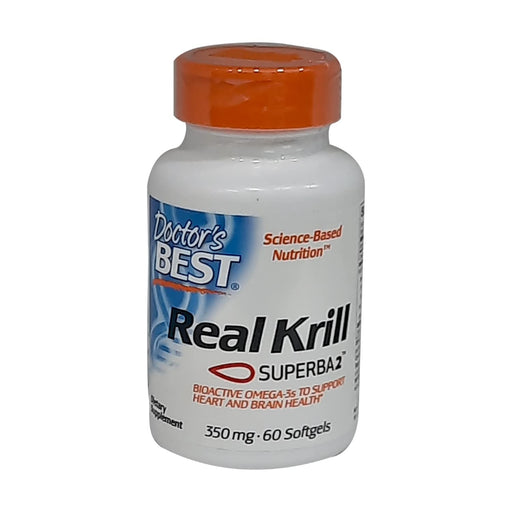 Doctor's Best Real Krill, 350mg - 60 softgels - Health and Wellbeing at MySupplementShop by Doctor's Best