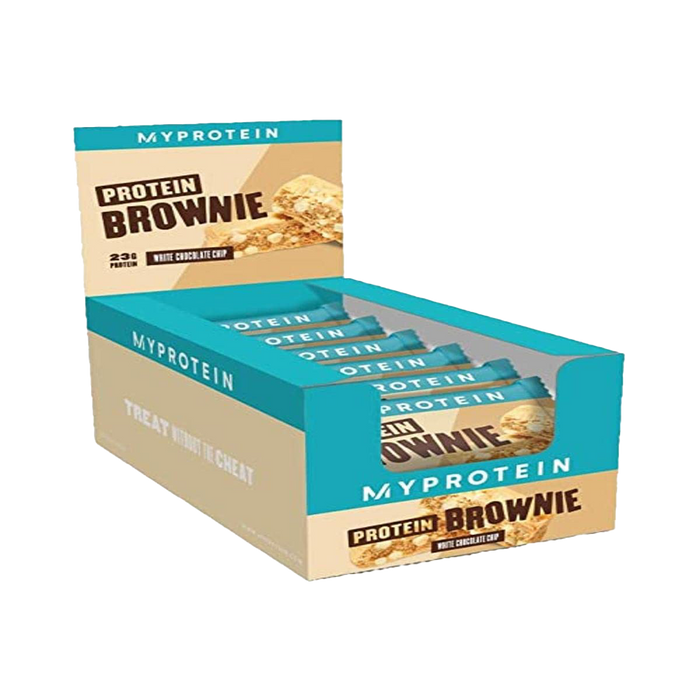 MyProtein Double Dough Protein Brownie 12 x 60g White Chocolate Peanut