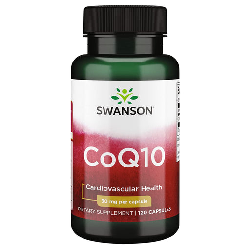 Swanson CoQ10, 30mg - 120 caps | High-Quality Health and Wellbeing | MySupplementShop.co.uk
