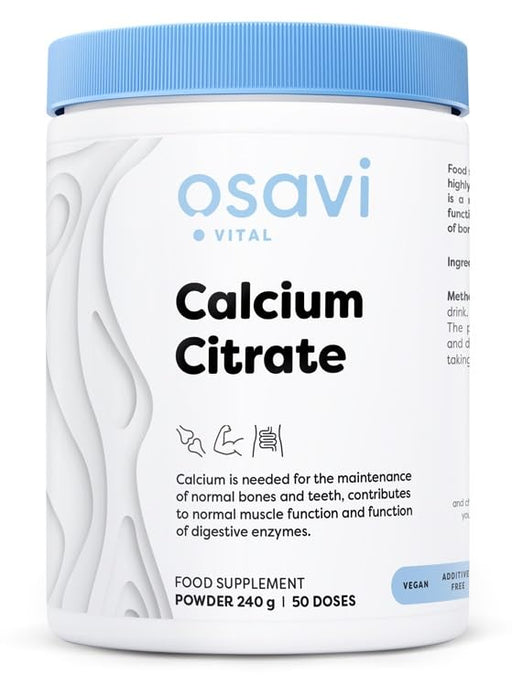 Osavi Calcium Citrate Powder 240g at the cheapest price at MYSUPPLEMENTSHOP.co.uk