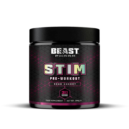 Beast Pharm STIM Pre Workout 390g (Sour Cherry)