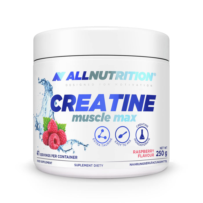 Creatine Muscle Max, Raspberry - 250g - Creatine Supplements at MySupplementShop by Allnutrition