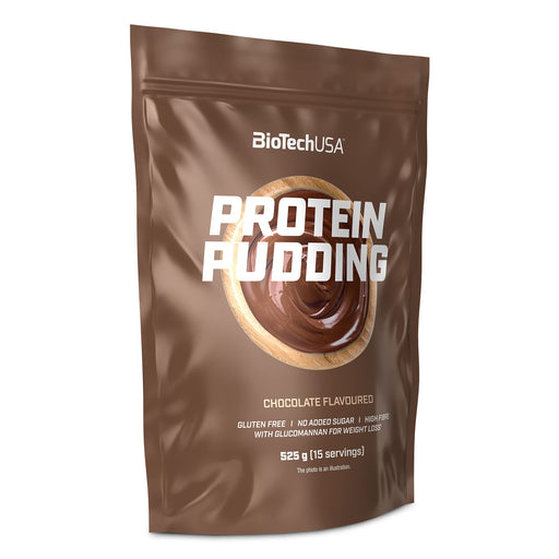 BioTechUSA Protein Pudding, Chocolate - 525g | High-Quality Whey Proteins | MySupplementShop.co.uk