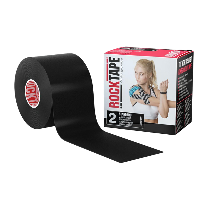 Rocktape Kinesiology Tape Black 5cm X 5cm