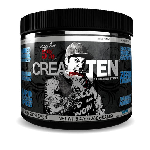 Rich Piana 5% Nutrition Crea-TEN 30 servings - Creatine at MySupplementShop by 5% Nutrition