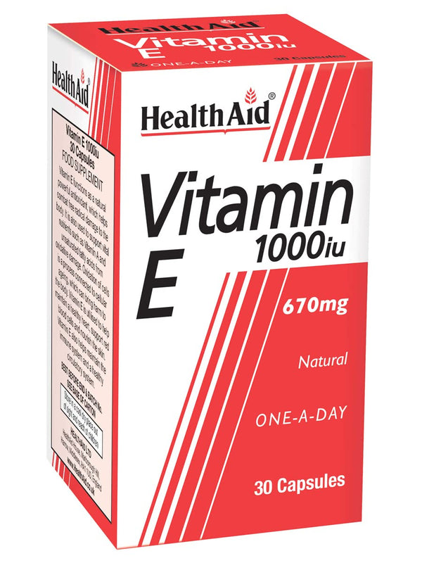 Healthaid Vitamin E 30 Capsules - Women at MySupplementShop by Healthaid